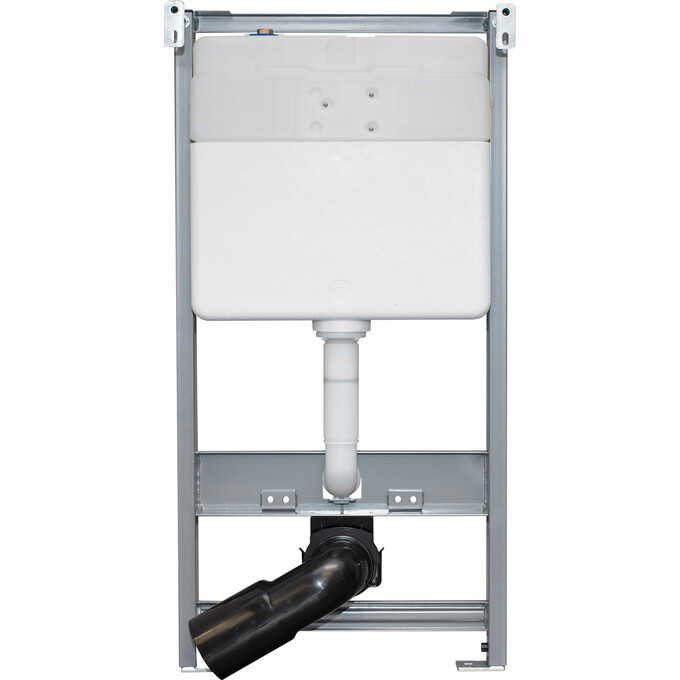 Комплект унитаз с инсталляцией 3 в 1 : подвесной унитаз с сиденьем Imprese Dobry Twist c06802203 + инсталляция Imprese i-Frame i1210 + с креплением к стене, фото 6