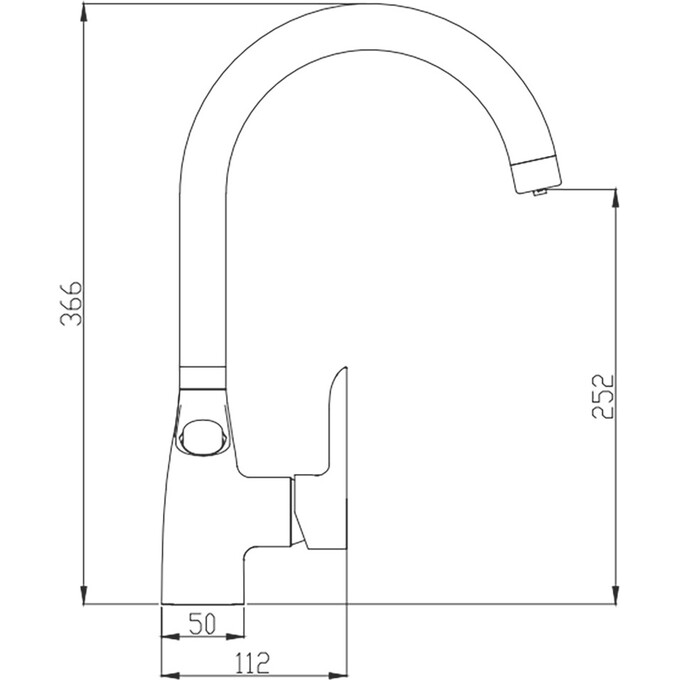 Смеситель для кухни Perla Leo PBZ6902 (хром, с подключением питьевой воды), Цвет производителя: хром, фото 3