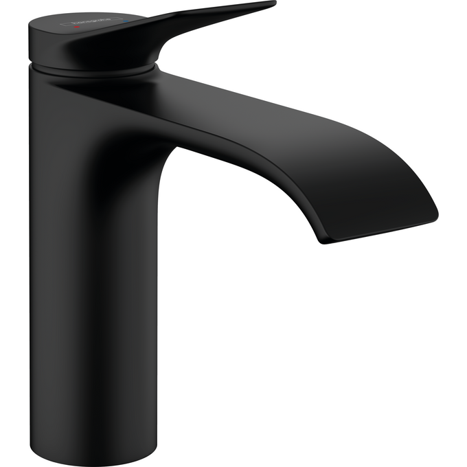 Смеситель для умывальника Hansgrohe Vivenis 110 Black Matt 75022670 (черный матовый, с каскадным изливом), Цвет производителя: черный матовый, фото 