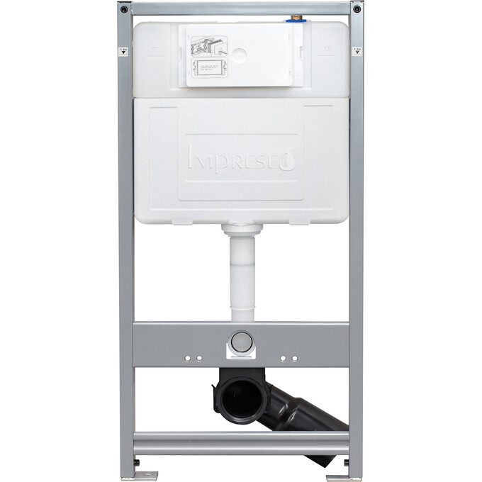 Комплект унитаз с инсталляцией 3 в 1 : подвесной унитаз с сиденьем Volle Libra 2.0 Vortice 1321.001000 + инсталляция Imprese i-Frame i1210 + с креплением к стене, фото 6