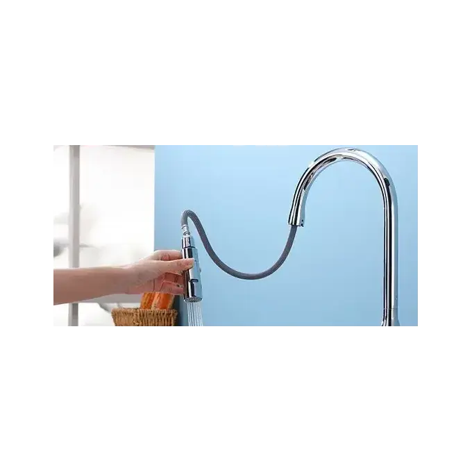 Смеситель для кухни Perla Dexter PBZ6932 (с выдвижной лейкой), фото 2