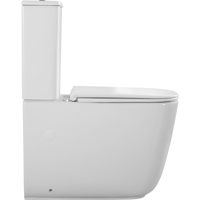 Безободковый унитаз-компакт Volle Puerta 2.0 Vortice 1331.002003 (воронкообразный, c сиденьем), фото 2