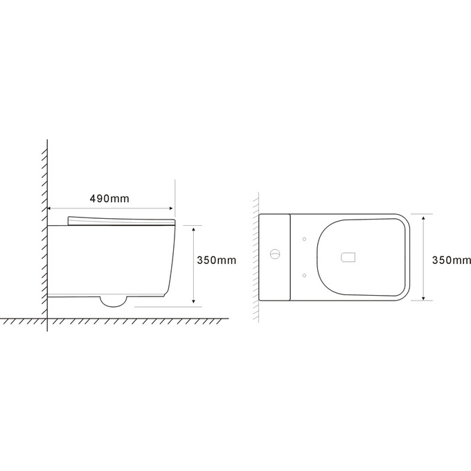 Безободковый подвесной унитаз Volle Puerta 2.0 Vortice 1331.002000 (воронкообразный, c сиденьем), фото 2
