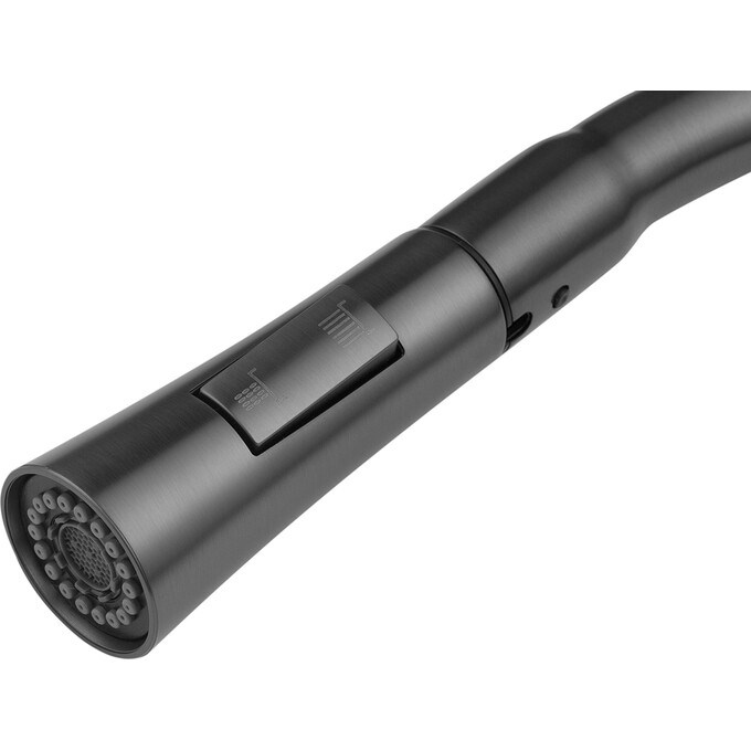 Комплект змішувачів для ванної кімнати та кухні Kroner Graz KRGRP030TGRP010 (GRP030-T+GRP010, графіт), фото , изображение 6