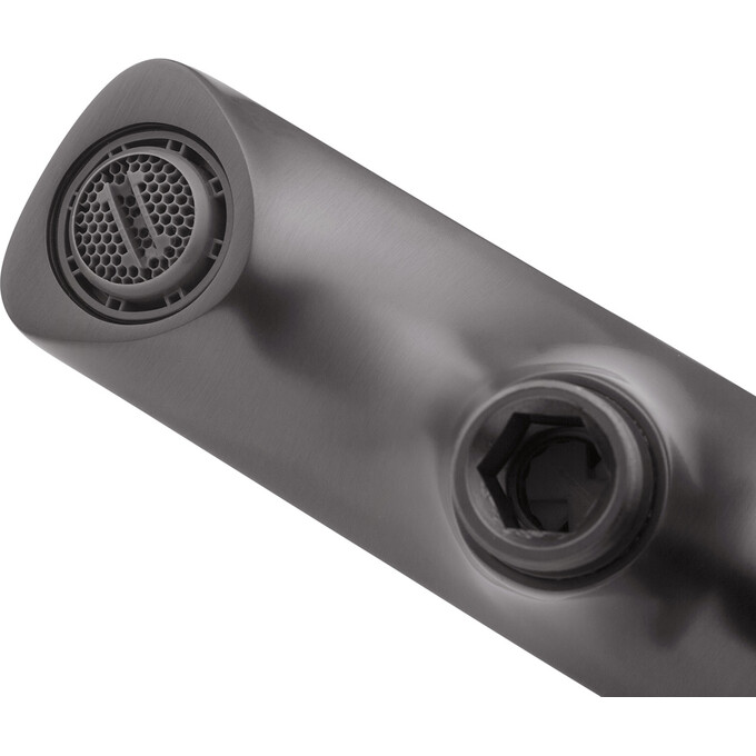 Комплект змішувачів для ванної кімнати та кухні Kroner Makon KRGRP060GRP030TGRP010 (GRP060+GRP030-T+GRP010, графіт), Колір виробника: графіт, фото , изображение 5