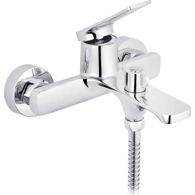 Комплект змішувачів для ванної кімнати та кухні Kroner Makon KRC060C030TC010 (C060+C030-T+C010, хром), Колір виробника: хром, фото , изображение 3