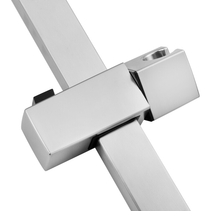 Душевая система Kroner KRP Edelstahl Kubus ESG067 (нержавейка, с изливом), фото 10