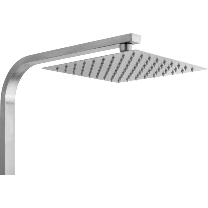 Душевая система Kroner KRP Edelstahl Kubus ESG067 (нержавейка, с изливом), фото 8