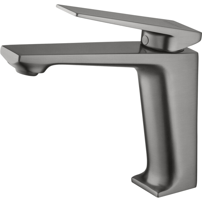 Смеситель для умывальника Kroner KRP Ersel GRP0111BV (графит, с донным клапаном), Цвет производителя: графит, фото 4