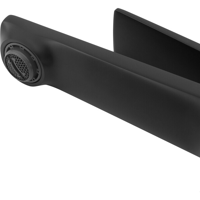 Смеситель для умывальника Kroner KRP Ersel SCH0111BV (черный матовый, с донным клапаном), Цвет производителя: черный матовый, фото 6