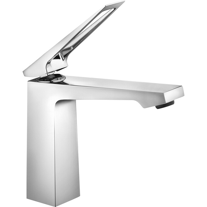 Смеситель для умывальника Kroner KRP Ersel C0110BV (хром, с донным клапаном), Цвет производителя: хром, фото 2