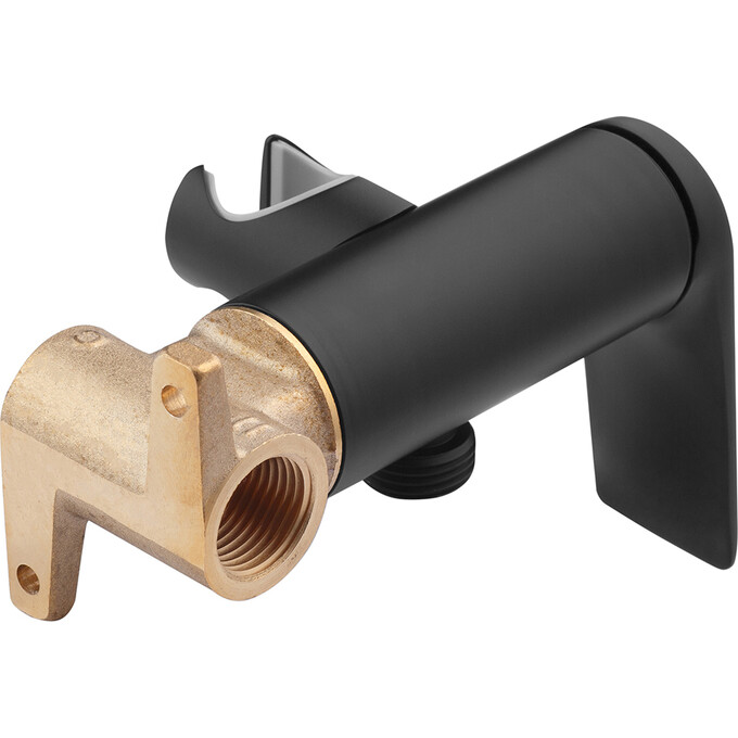 Гигиенический душ со смесителем Kroner KRP Graz SCH082  (черный матовый, скрытого монтажа), Цвет производителя: черный матовый, фото 3