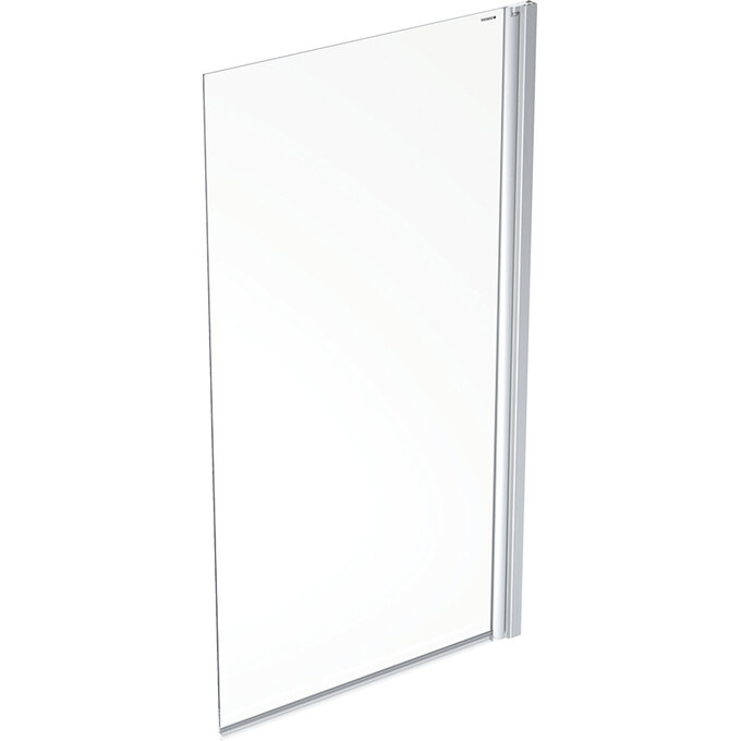 Скляна шторка для ванни Geberit Geo 560.118.00.2 (80x150 см, прозоре скло, профіль хром), фото 