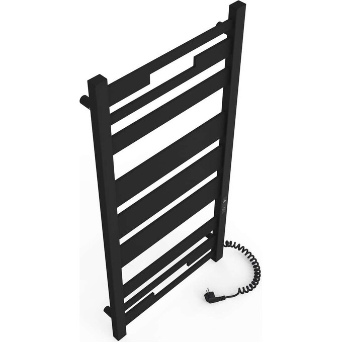 Электрический полотенцесушитель Laris Зебра Афина ЧФ(Ч)9 R2 73207853 (500x1100, черный матовый, правый, с таймером), Доступные размеры: 500 x 1100, Цвет производителя: черный матовый, Подключение полотенцесушителя: правое, фото 3