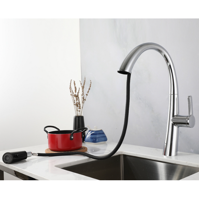 Смеситель для кухни Perla Austin PBZ6922 (с выдвижной лейкой), фото 3