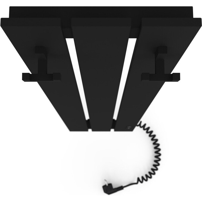 Электрический полотенцесушитель Laris Зебра Бостон ЧФ(Ч)3 R2 73207919 (230x1200, черный матовый, правый, с таймером), Доступные размеры: 230 x 1200, Цвет производителя: черный матовый, Подключение полотенцесушителя: правое, фото 5