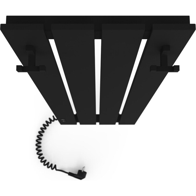 Электрический полотенцесушитель Laris Зебра Бостон ЧФ(Ч)4 R2 73207920 (310x1200, черный матовый, левый, с таймером), Доступные размеры: 310 x 1200, Цвет производителя: черный матовый, Подключение полотенцесушителя: левое, фото 5