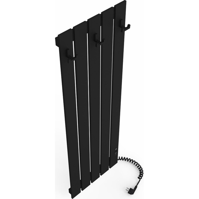 Электрический полотенцесушитель Laris Зебра Бостон ЧФ(Ч)5 R2 73207923 (400x1200, черный матовый, правый, с таймером), Доступные размеры: 400 x 1200, Цвет производителя: черный матовый, Подключение полотенцесушителя: правое, фото 4