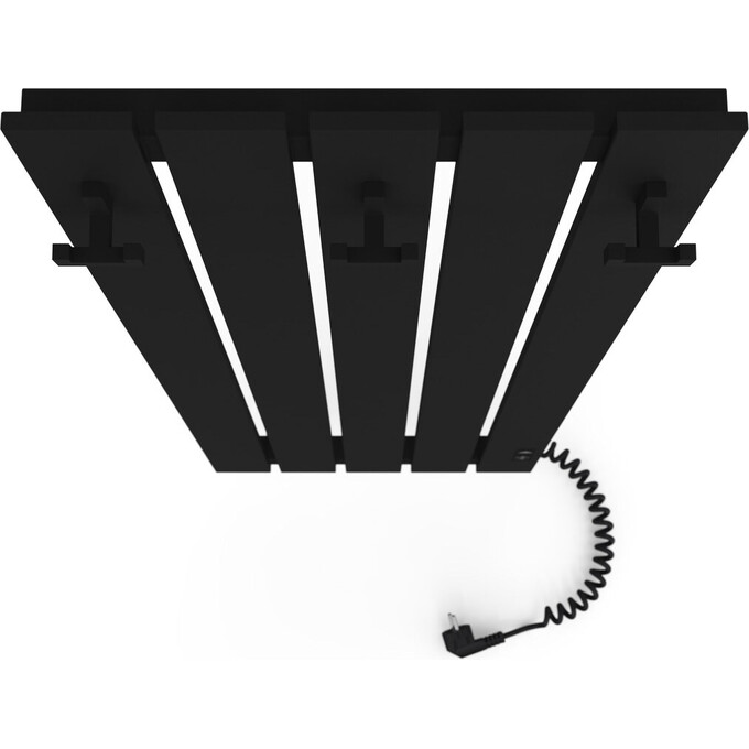 Электрический полотенцесушитель Laris Зебра Бостон ЧФ(Ч)5 R2 73207923 (400x1200, черный матовый, правый, с таймером), Доступные размеры: 400 x 1200, Цвет производителя: черный матовый, Подключение полотенцесушителя: правое, фото 5