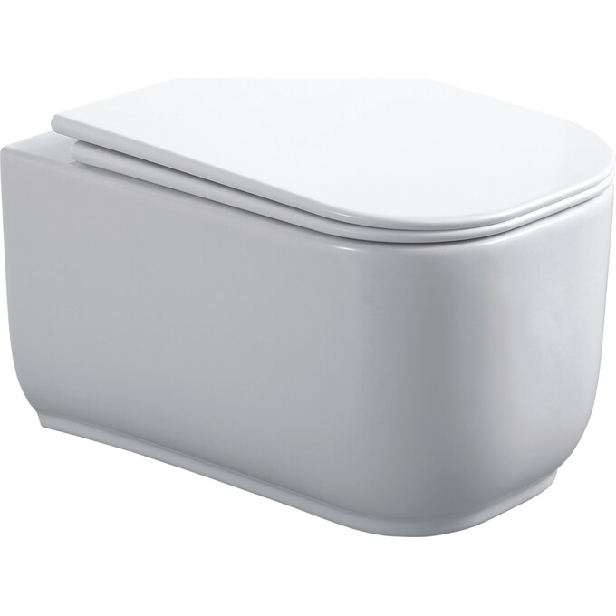 Безободковый подвесной унитаз Volle Puerta 2.0 Vortice 1331.002000 (воронкообразный, c сиденьем), фото 