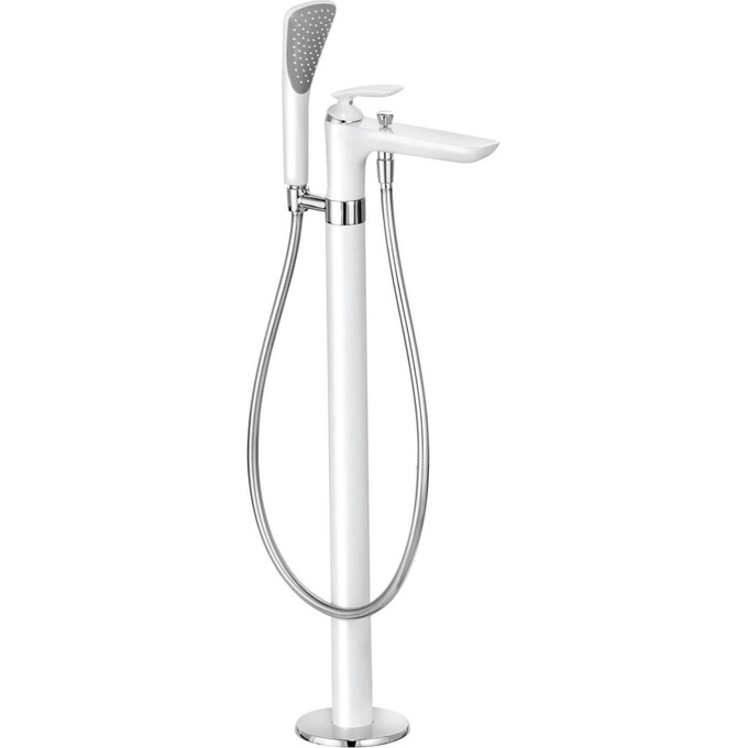 Змішувач для ванни Kludi Balance 525909175 (білий, підлоговий), Колір виробника: хром, білий, фото 