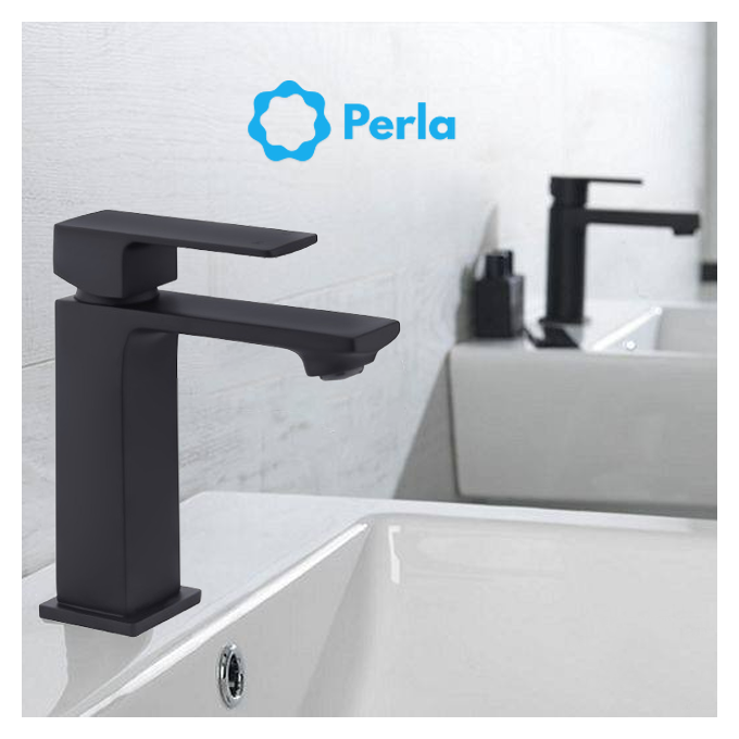 Смеситель для умывальника Perla Robin PBZ6203В (черный), Цвет производителя: черный, фото 2