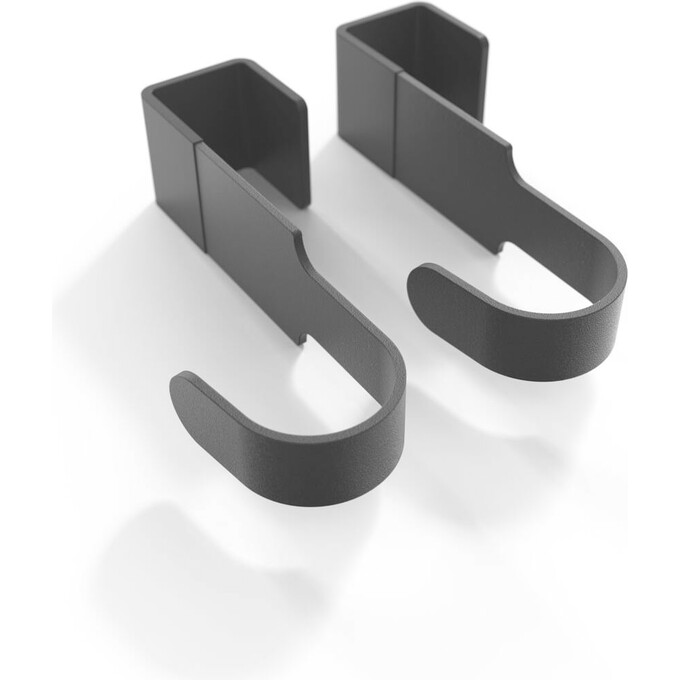 Крючок для полотенцесушителя Laris 73207800 (черный матовый, на стойку 20 мм), фото 3