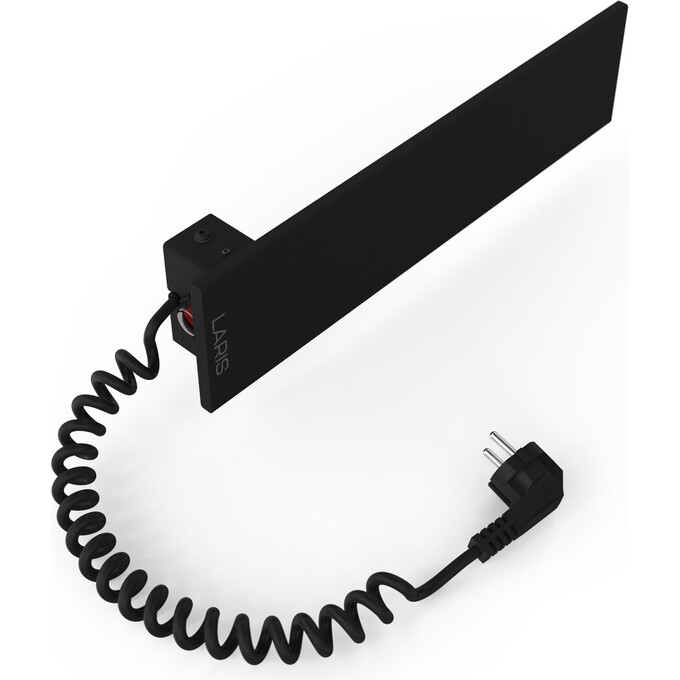 Электрический полотенцесушитель Laris Зебра Смарт ЧФ(Ч) 73207956 (400x100, черный матовый, универсальный), фото 5