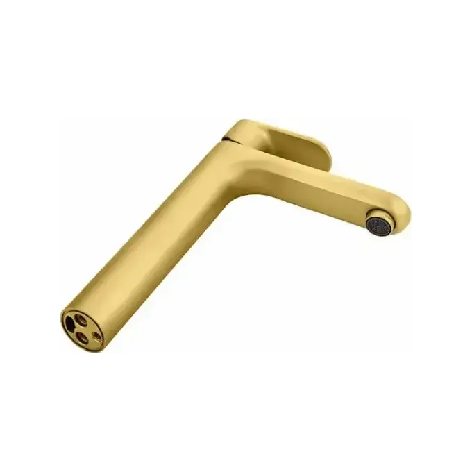 Смеситель для умывальника Perla Elis PSH503TG-B (золото, высокий), Цвет производителя: золото, фото 3