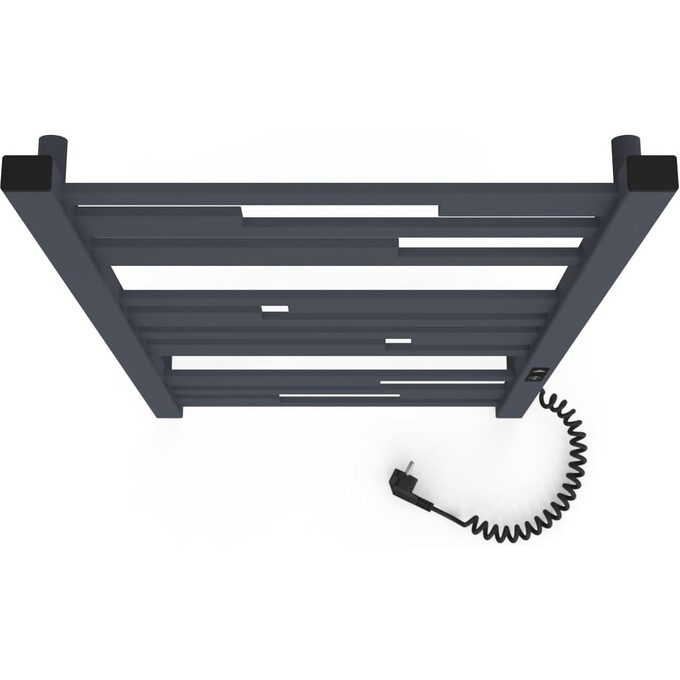 Электрический полотенцесушитель Laris Зебра Тетрис ЧФ(ГМ)10 R2 73207855 (500x1000, графит, правый, с таймером), Доступные размеры: 500 x 1000, Цвет производителя: графит, Подключение полотенцесушителя: правое, фото 5