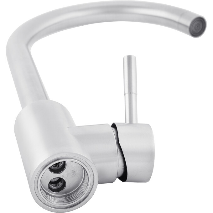 Кухонна мийка зі змішувачем Kroner KRG7849LHMESG035SP016 (78x49 см, 3.0/1.0 мм, з коландером, дозатором та сифоном), фото , изображение 16