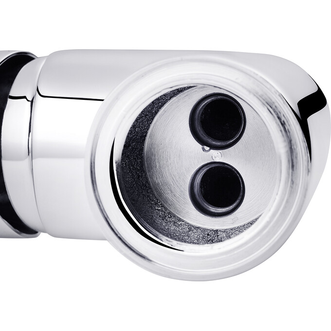 Кухонная мойка со смесителем Kroner KRG5050HMC031BLKSP016 (50x50 см, 3.0/1.0 мм, с коландером, дозатором и сифоном), фото 17