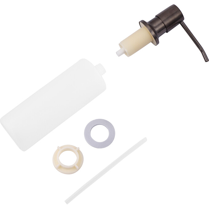 Кухонна мийка зі змішувачем Kroner KRS7843ZHMPVDPVD03817BLKSP026 (78x43 см, 3.0/1.0 мм, з коландером, дозатором та сифоном), фото , изображение 21