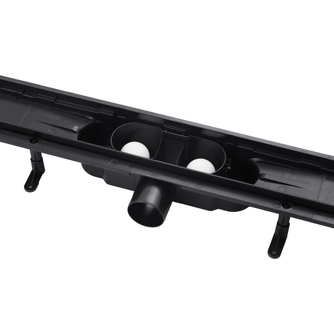 Комплект для ванної кімнати Kroner KRKSCH082SCH010SCH60: душова система Edelstahl Klassisch-SCH082 + змішувач для умивальника Edelstahl Klassisch-SCH010 + трап лінійний Harz SCH60 Sektion Schwarz, фото , изображение 22