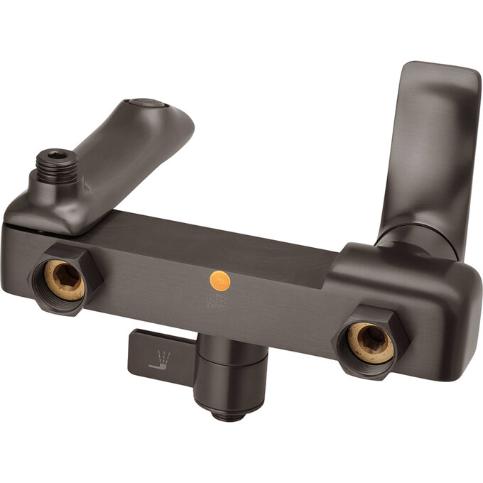 Комплект смесителей для ванной комнаты Kroner Graz KRGGRP063GRP010 (GRP063+GRP010, графит), фото 7