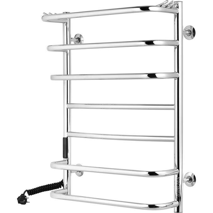 Электрический полотенцесушитель Kroner KRP Stern ST-EL80x50-7 (500x800, левый, сенсорный), Доступные размеры: 500 x 800, Подключение полотенцесушителя: левое, фото 