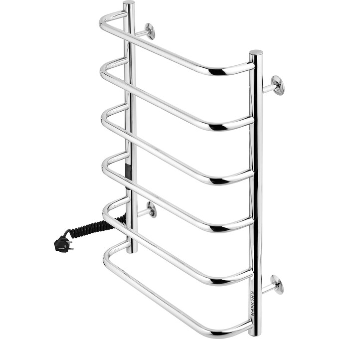 Электрический полотенцесушитель Kroner KRP Stil STL-EL70x50-6 (500x700, левый, сенсорный), Доступные размеры: 500 x 700, Подключение полотенцесушителя: левое, фото 2