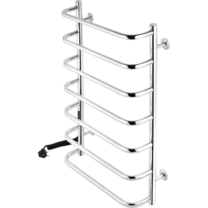 Электрический полотенцесушитель Kroner KRP Stil STL-EL80x50-7 (500x800, левый, сенсорный), Доступные размеры: 500 x 800, Подключение полотенцесушителя: левое, фото 2