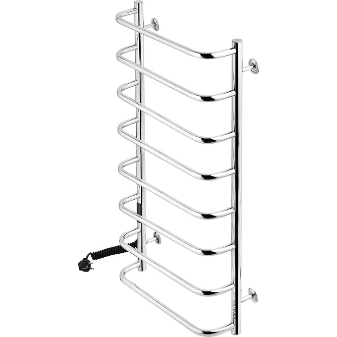 Электрический полотенцесушитель Kroner KRP Stil STL-EL90x50-8 (500x900, левый, сенсорный), Доступные размеры: 500 x 900, Подключение полотенцесушителя: левое, фото 2
