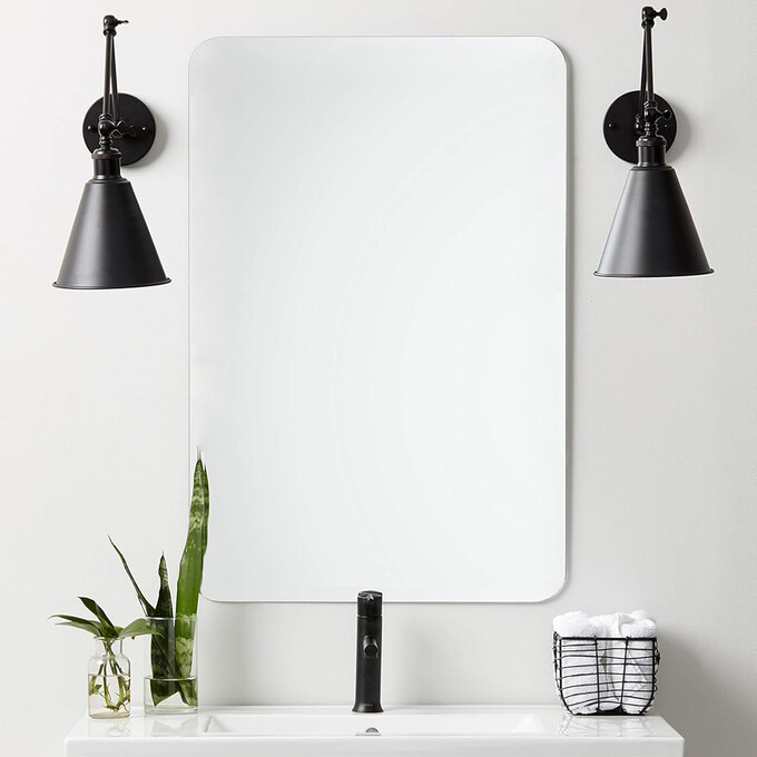 Дзеркало для ванної кімнати Devit Basic 4500700 (50x70 см), Доступні розміри: 50 x 70, фото 