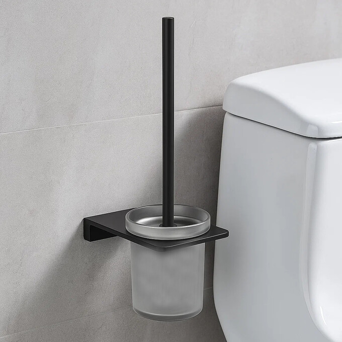 Ёршик для унитаза Devit DO IT 4030170B (черный матовый, настенный), фото 3