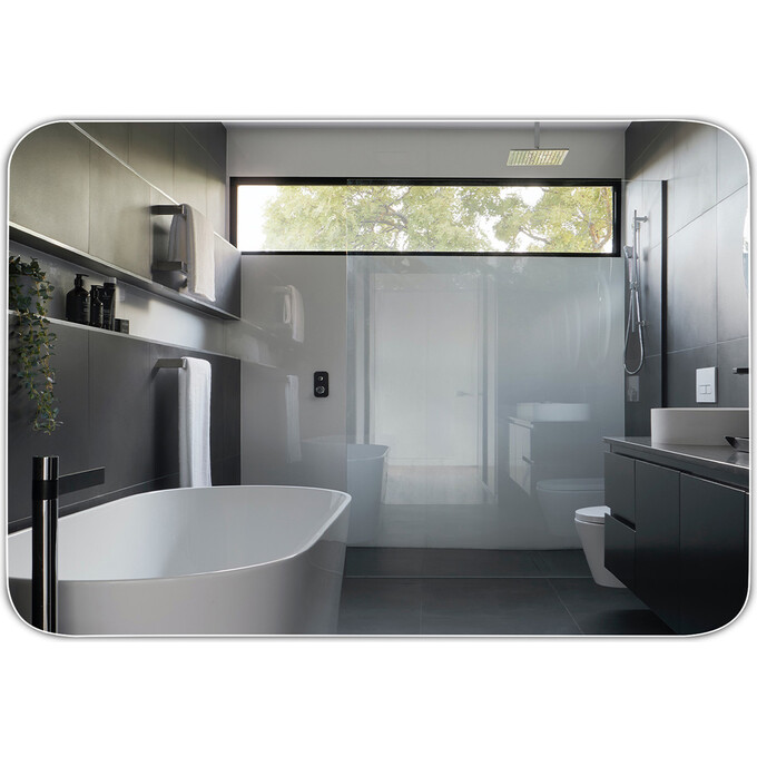 Дзеркало для ванної кімнати Devit Basic 4100700 (100x70 см), Доступні розміри: 100 x 70, фото , изображение 2