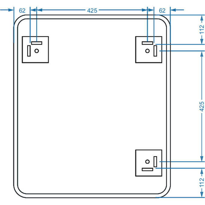 Дзеркало для ванної кімнати Devit Basic 4600700 (60x70 см), Доступні розміри: 60 x 70, фото , изображение 4