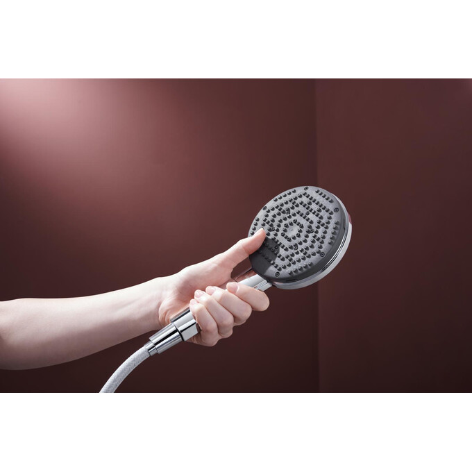 Лейка для душа Hansgrohe Raindance Alive Select S Chrome 24511000 (хром, трехрежимная), Цвет производителя: хром, фото 6