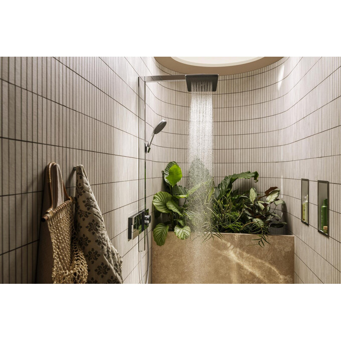 Душевая система с термостатом Hansgrohe Raindance Alive Q 2jet Chrome 24590000 (хром), Цвет производителя: хром, фото 4