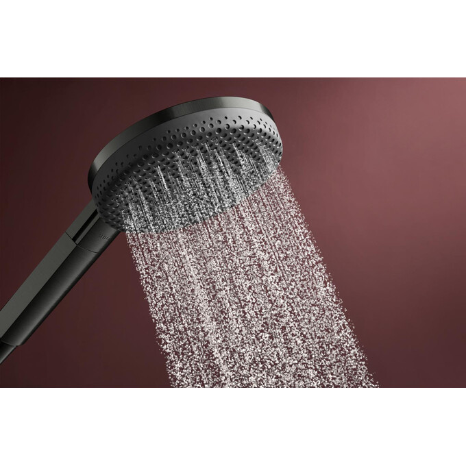 Лійка для душу Hansgrohe Raindance Alive Select S Brushed Black Chrome 24511340 (брашований чорний хром, трирежимна), Колір виробника: брашований чорний хром, фото , изображение 5