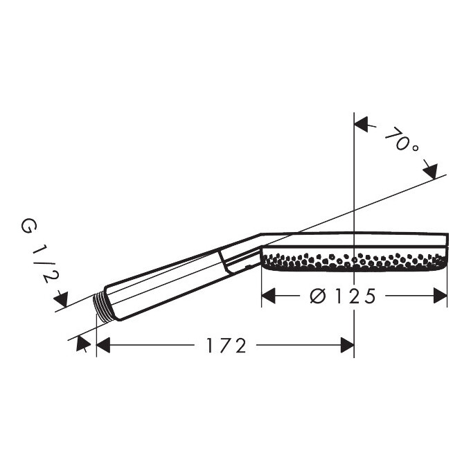 Лейка для душа Hansgrohe Raindance Alive Select S Chrome 24511000 (хром, трехрежимная), Цвет производителя: хром, фото 12