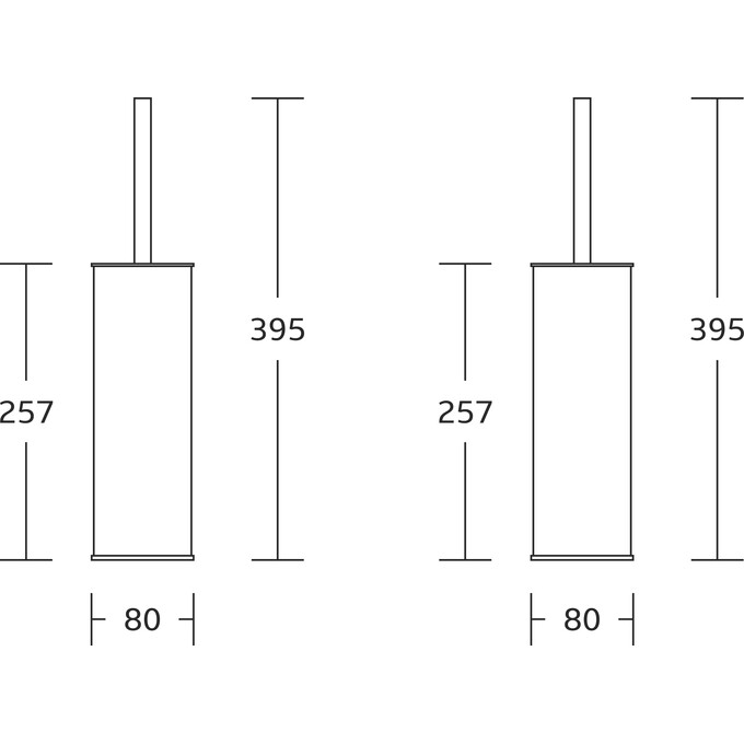 Йоржик для унітазу VBI Round M Gold VBI-040420GL (золото, підлоговий), Колір виробника: золото, фото , изображение 2