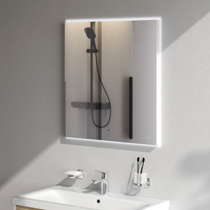 Зеркало для ванной комнаты Am.Pm X-Joy M85MOX10651WG38 (65x70 см, с LED-подсветкой, с ИК-сенсором), Доступные размеры: 65 x 70, фото 3