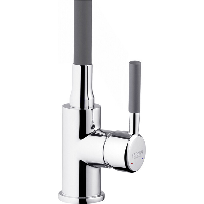 Кухонна мийка із змішувачем Kroner KRD5050HMBGRA43332C132GRASP016 (50x50 см, 3.0/1.0 мм, з дозатором, сифоном та сушаркою для посуду), фото , изображение 15